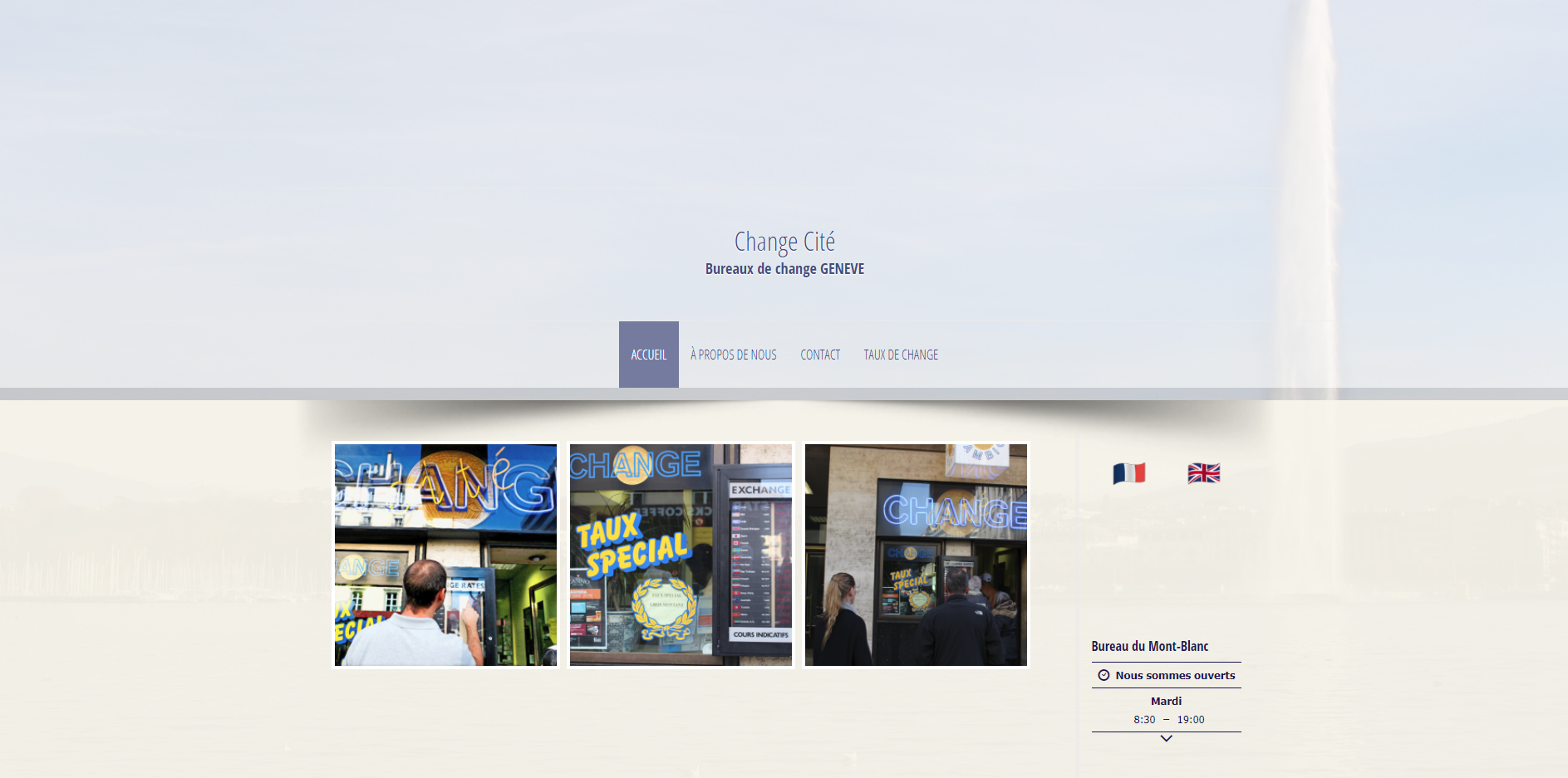 Change Cité - website preview