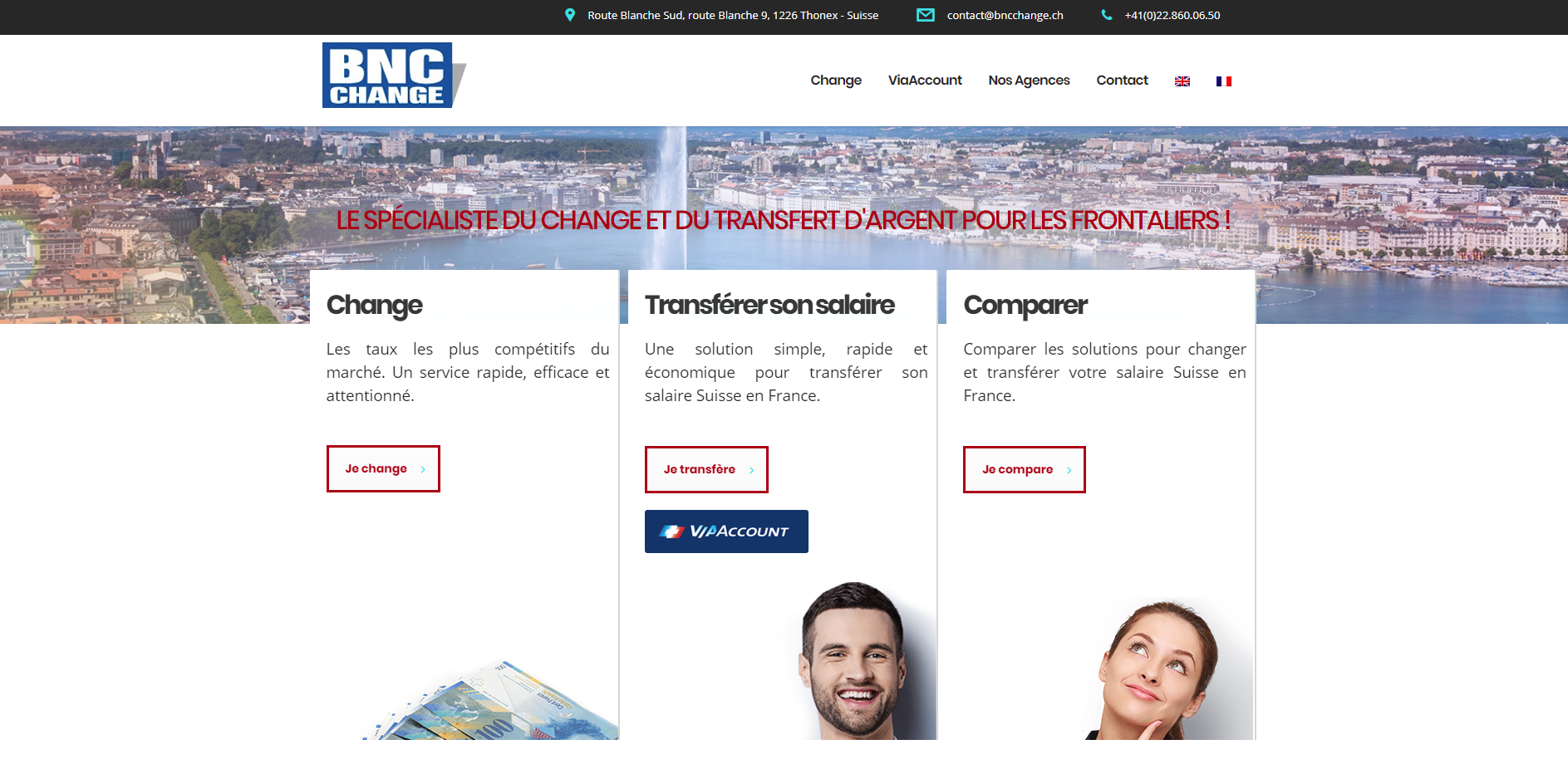 BNC Change - website preview